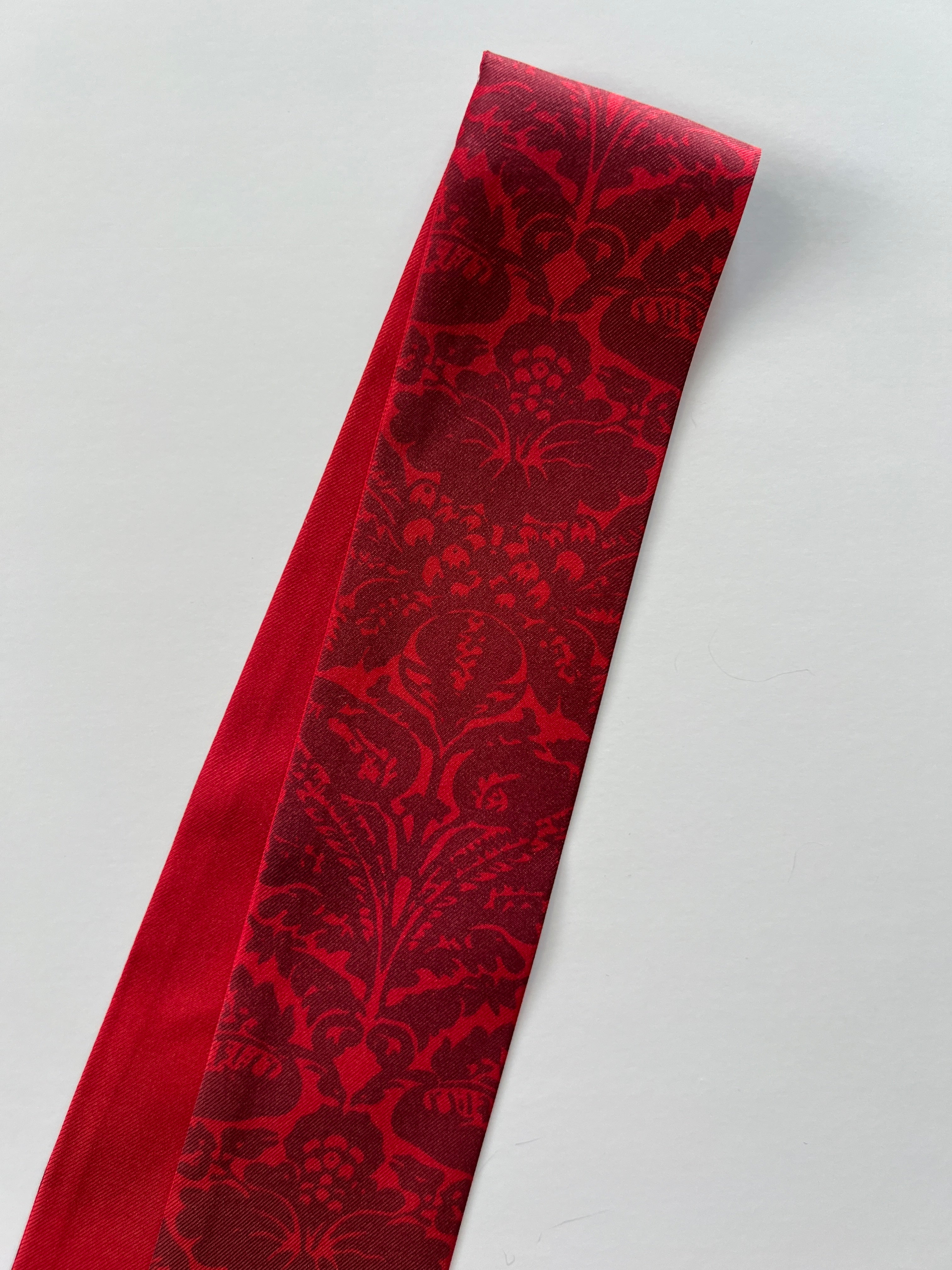 Ruby Red Brocade