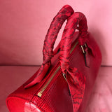 Ruby Red Brocade