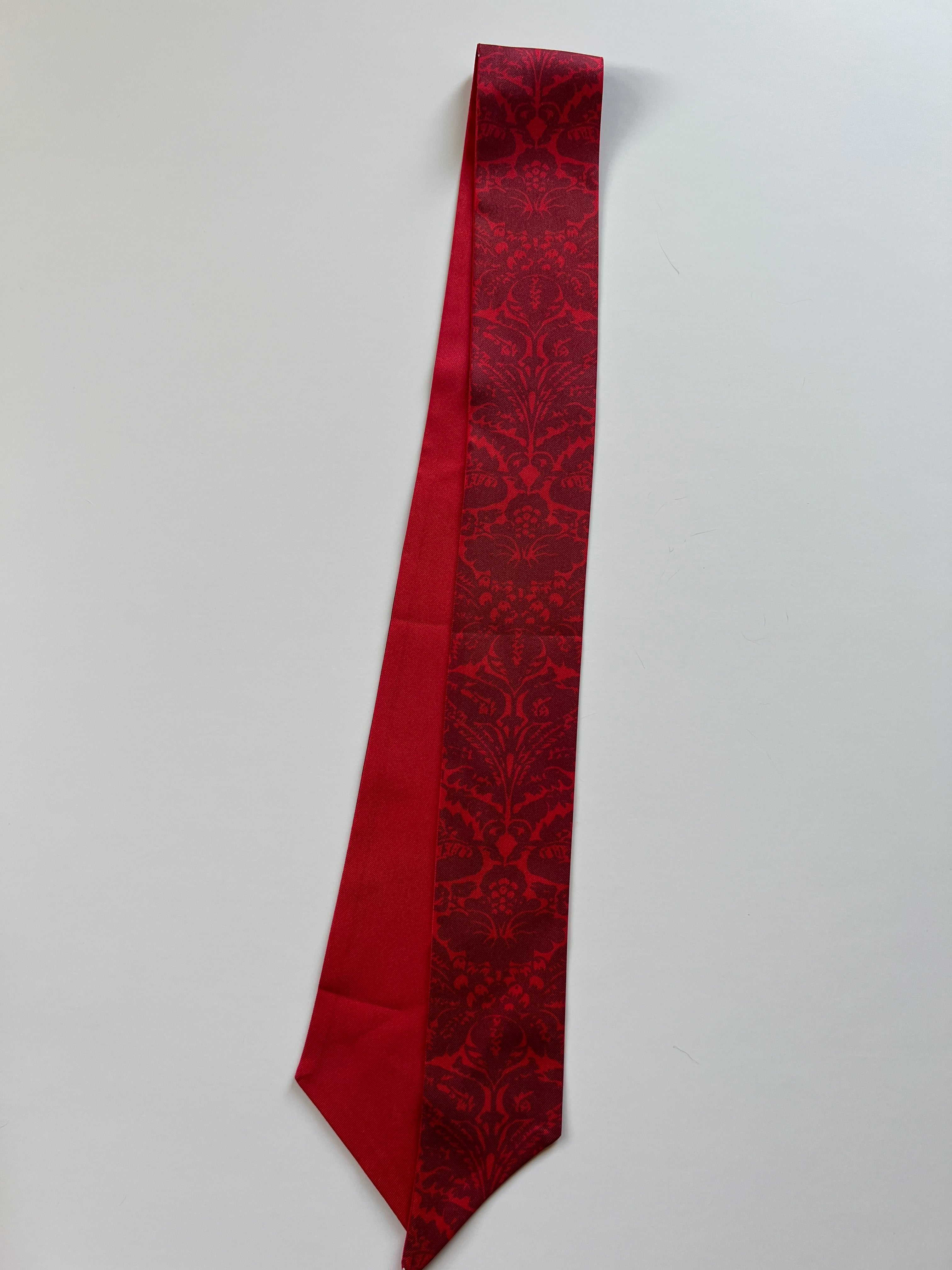 Ruby Red Brocade