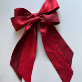 Burgundy Brocade