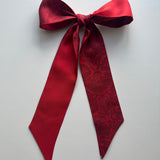 Ruby Red Brocade